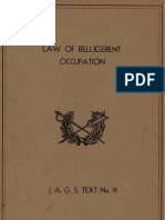 Law of Belligerent Occupation Explained