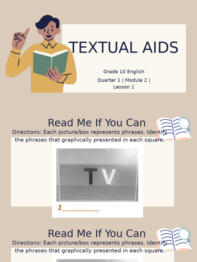 EN10 Q1 M2 L1 Textual Aids | PDF