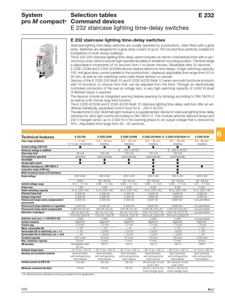 ABB Minutero | PDF | Alternating Current | Switch