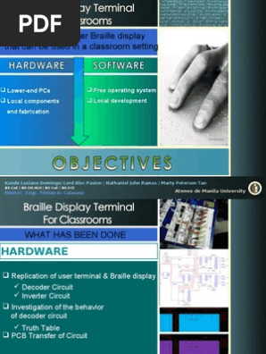 Braille Thesis Updates