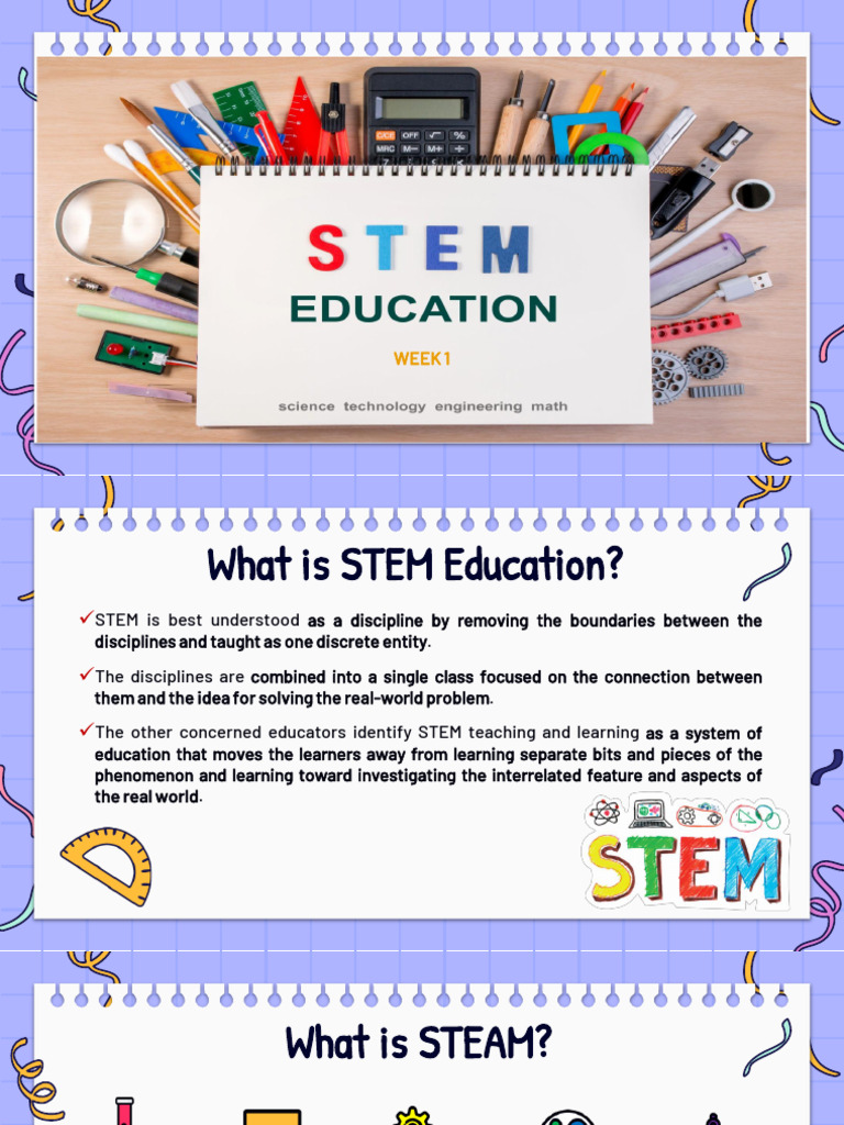 Week 1 Introduction To STEM Education | PDF | Learning | Science ...