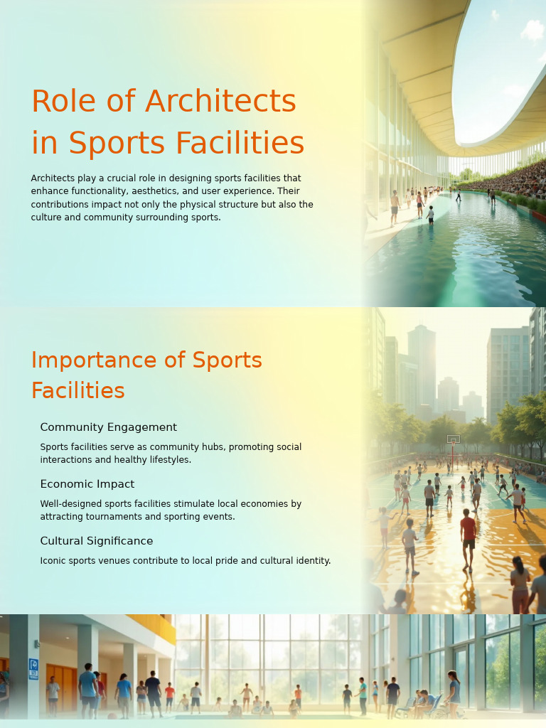 Role of Architects in Sports | PDF | Architect | Sports