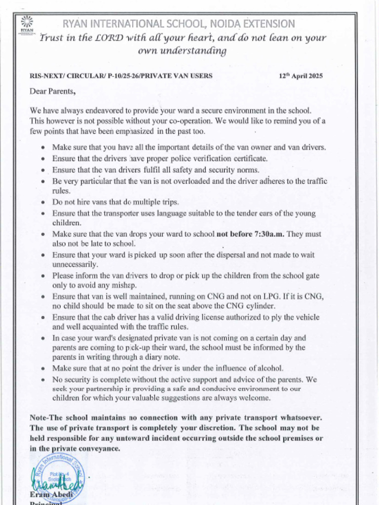Private Van Users | PDF