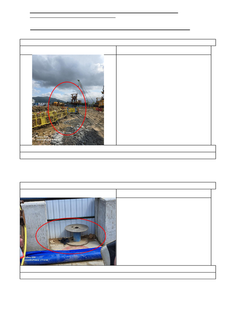 Safety and Environmental Inspection Report | PDF