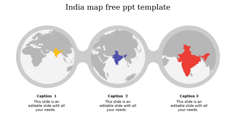 Free Editable India Map PPT Template | PDF