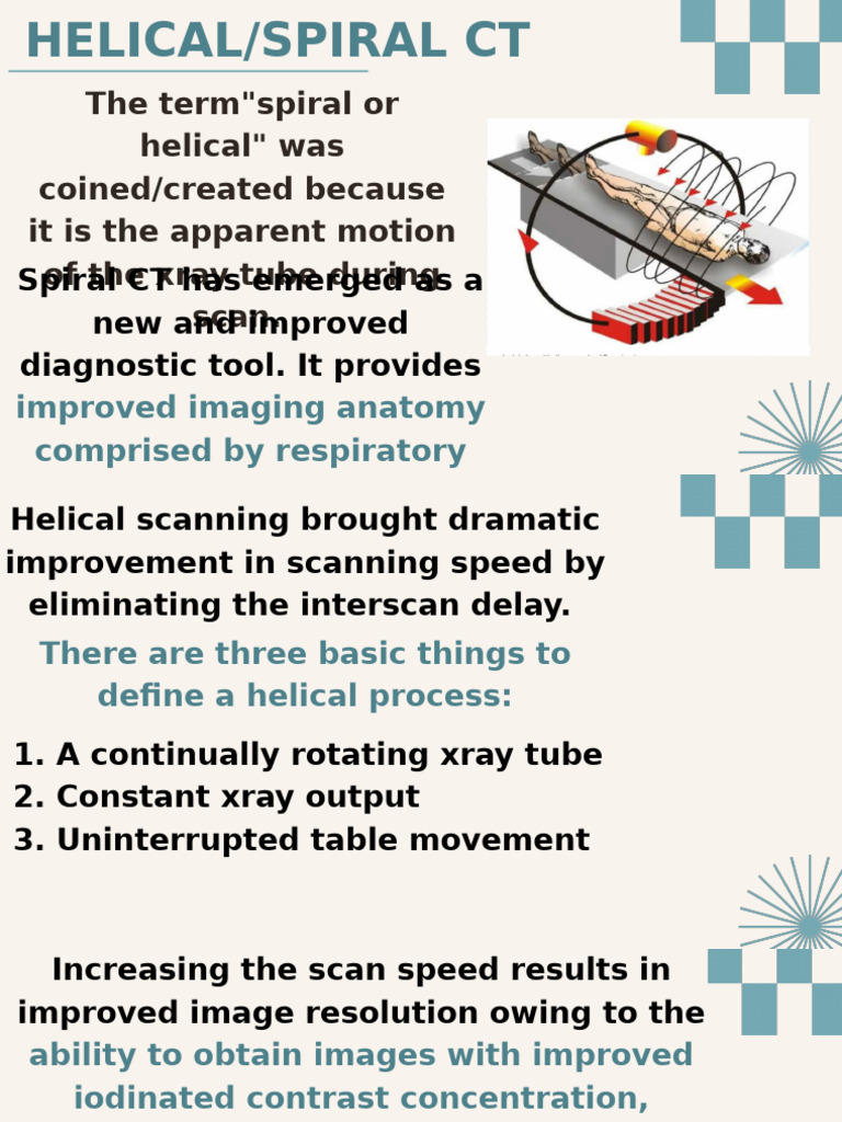 Understanding Helical CT Technology | PDF | Ct Scan | X Ray
