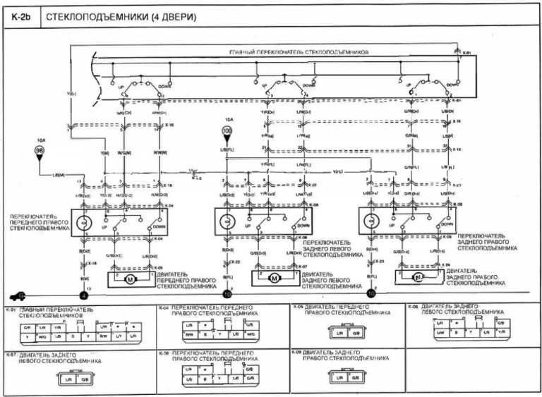 Kia Rio Wiring Diagram Russian 2 | PDF