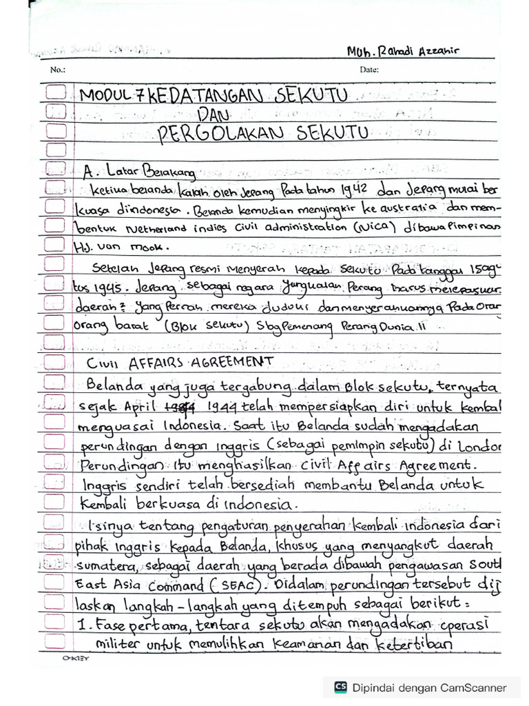 Kedatangan Sekutu Dan Pergolakan Sekutu | PDF