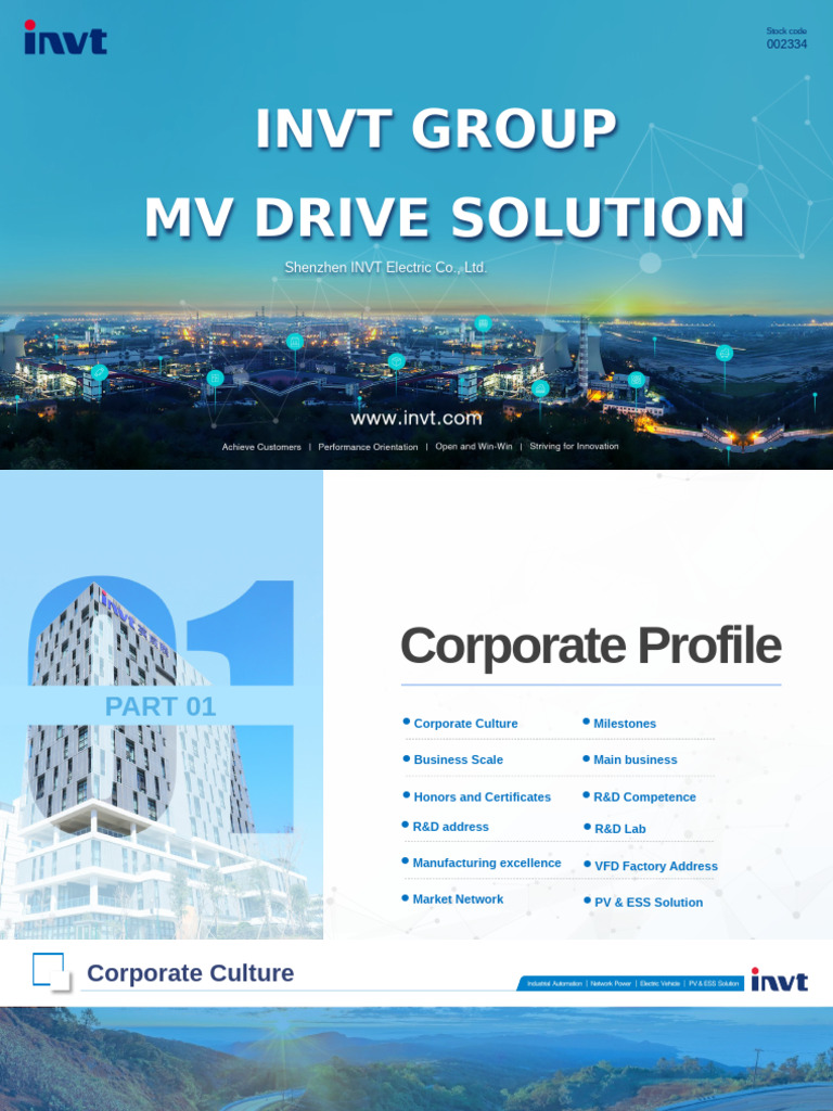 INVT Electric Co. Corporate Overview | PDF | Rectifier | Cement