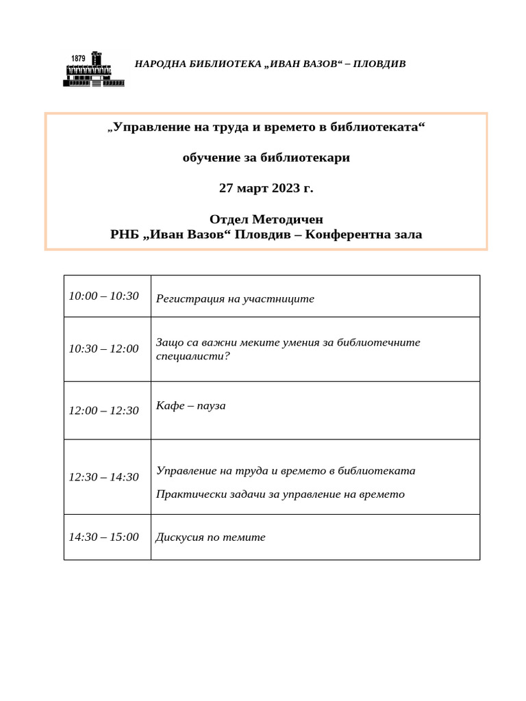 Programa | PDF