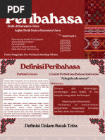 Bahasa Batak: Ucapan dan Terjemahan | PDF