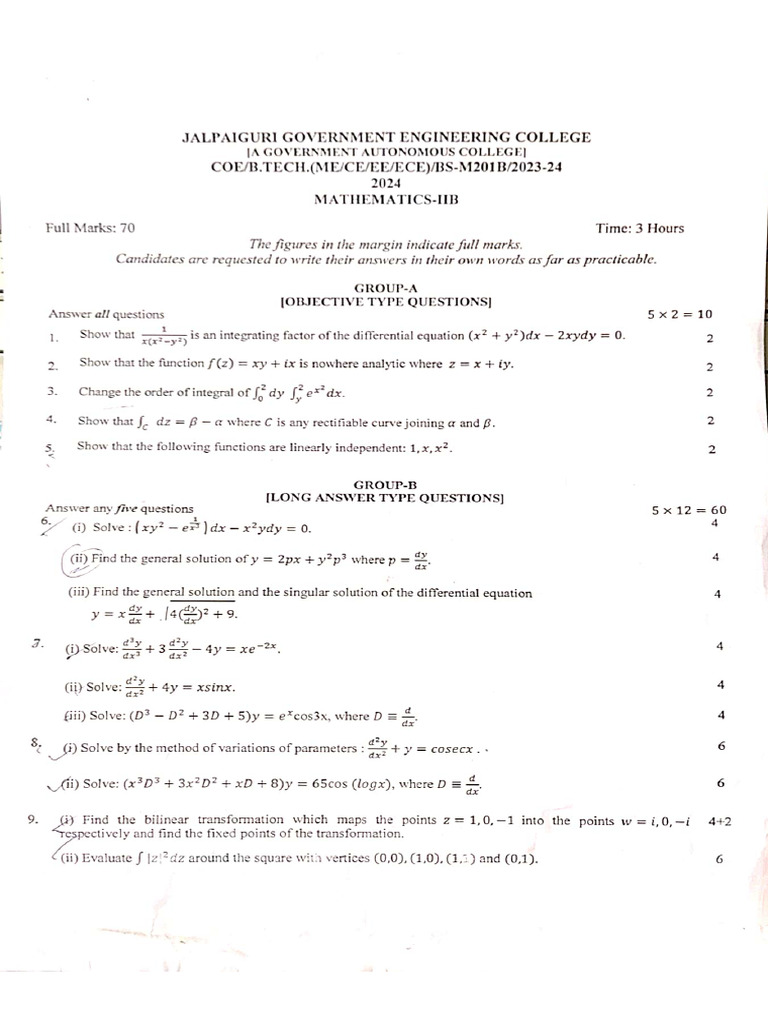 2nd Sem Pyqs | PDF