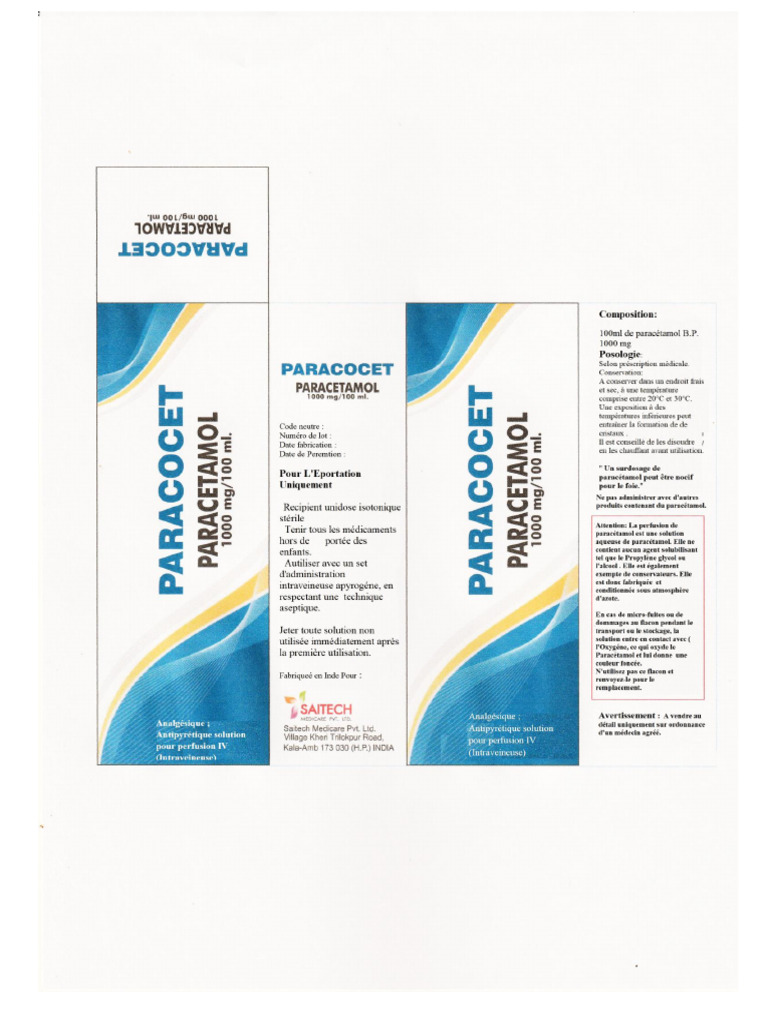 Paracetamol 1 | PDF