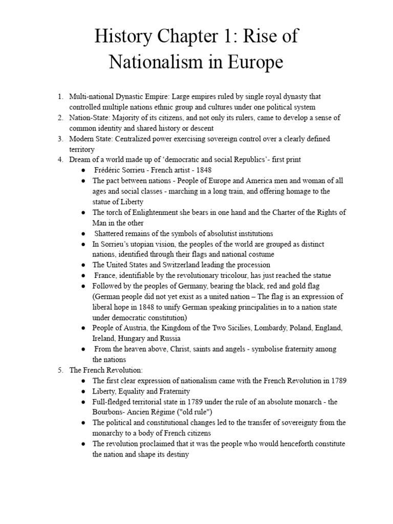 Rise of Nationalism in 19th Century Europe | PDF | Balkans | Prussia