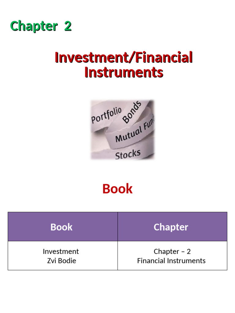 Overview of Financial Instruments | PDF | Derivative (Finance) | Option ...