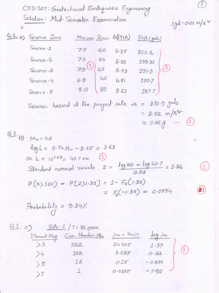 Solution Mid Semester Paper | PDF