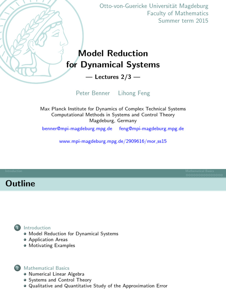 Lecture2y3 Handout | PDF | Control Theory | Matrix (Mathematics)