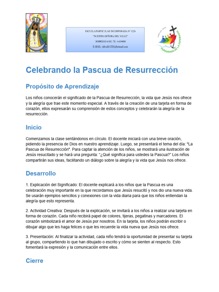 22 - 4 Celebrando La Pascua de Resurrección | PDF