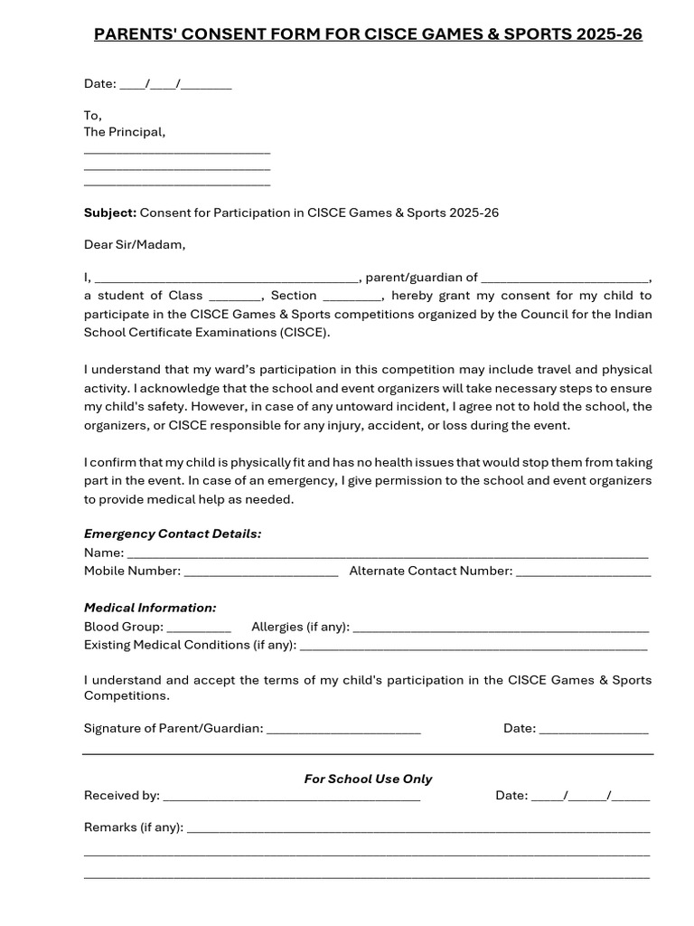 Consent Form | PDF
