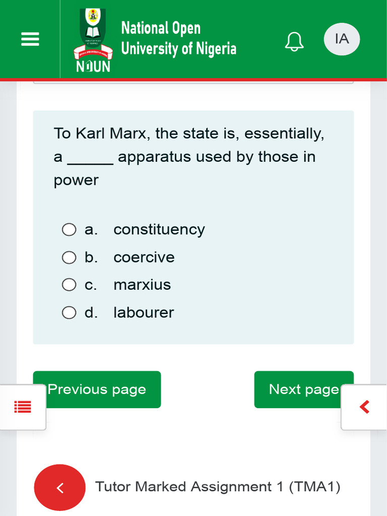 Tutor Marked Assignment 2 (TMA2) (Page 6 of 10) NOUN | PDF