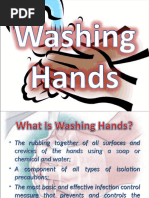 Nursing Handwashing Guide | PDF | Hand Washing