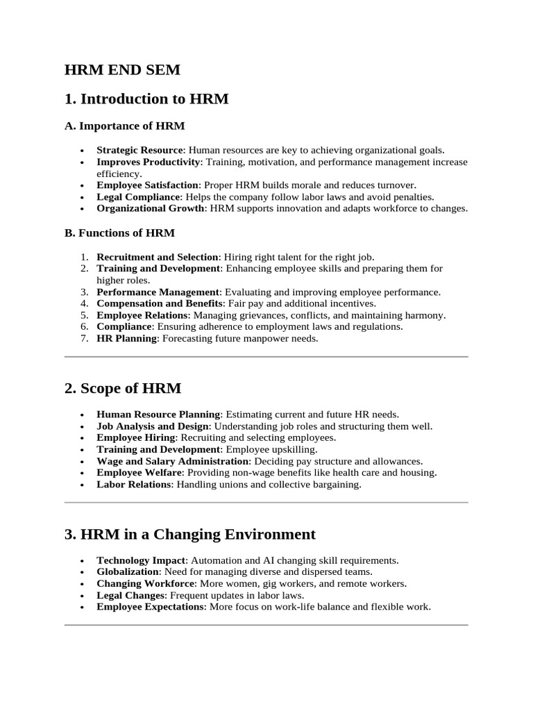 Comprehensive Guide to HRM Practices | PDF | Cost Of Living | Human ...