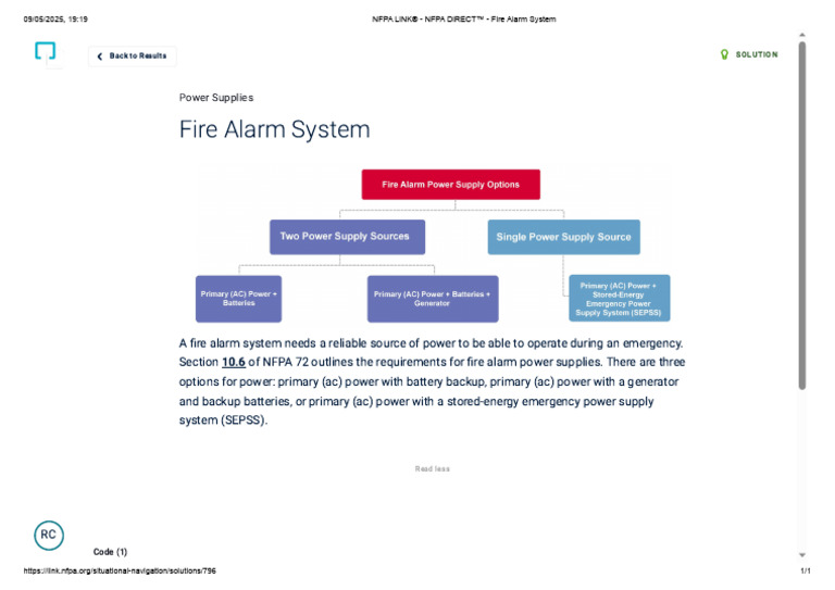 Fire Alarm System Power Supply Options | PDF