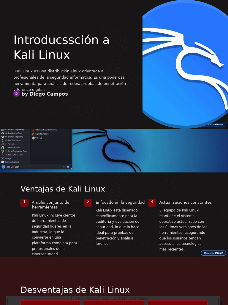 Introduccion A Kali Linux | PDF | La seguridad informática | Seguridad