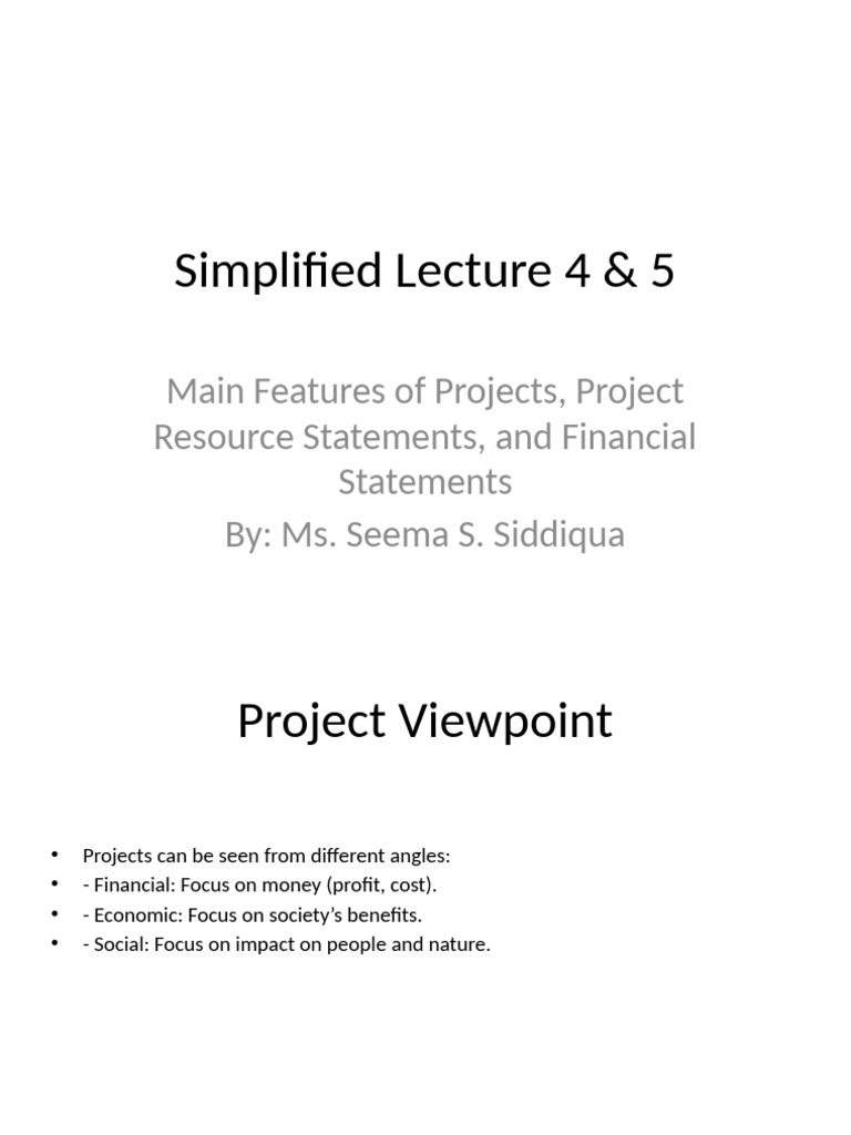 Project Evaluation and Financial Analysis | PDF