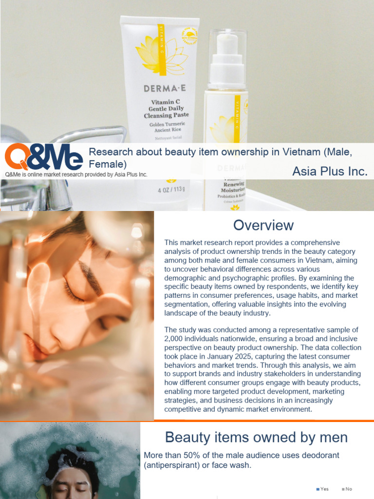 Vietnam Beauty Product Ownership Insights | PDF | Marketing Research ...