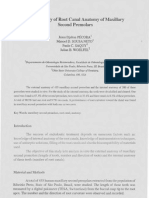 invitro study of root canal anatomy of maxillary second premolars