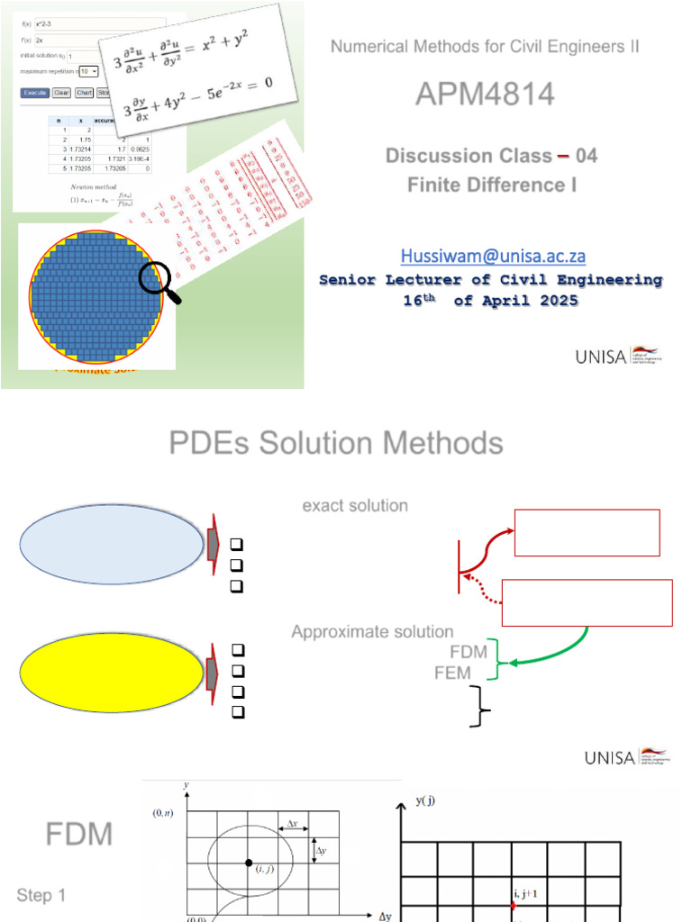Finite Difference Method for PDEs | PDF | Finite Difference | Applied ...
