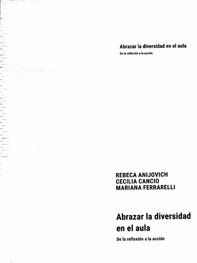 LIBRO ABRAZAR LA DIVERSIDAD en EL AULA de La Reflexion A La Accion ...