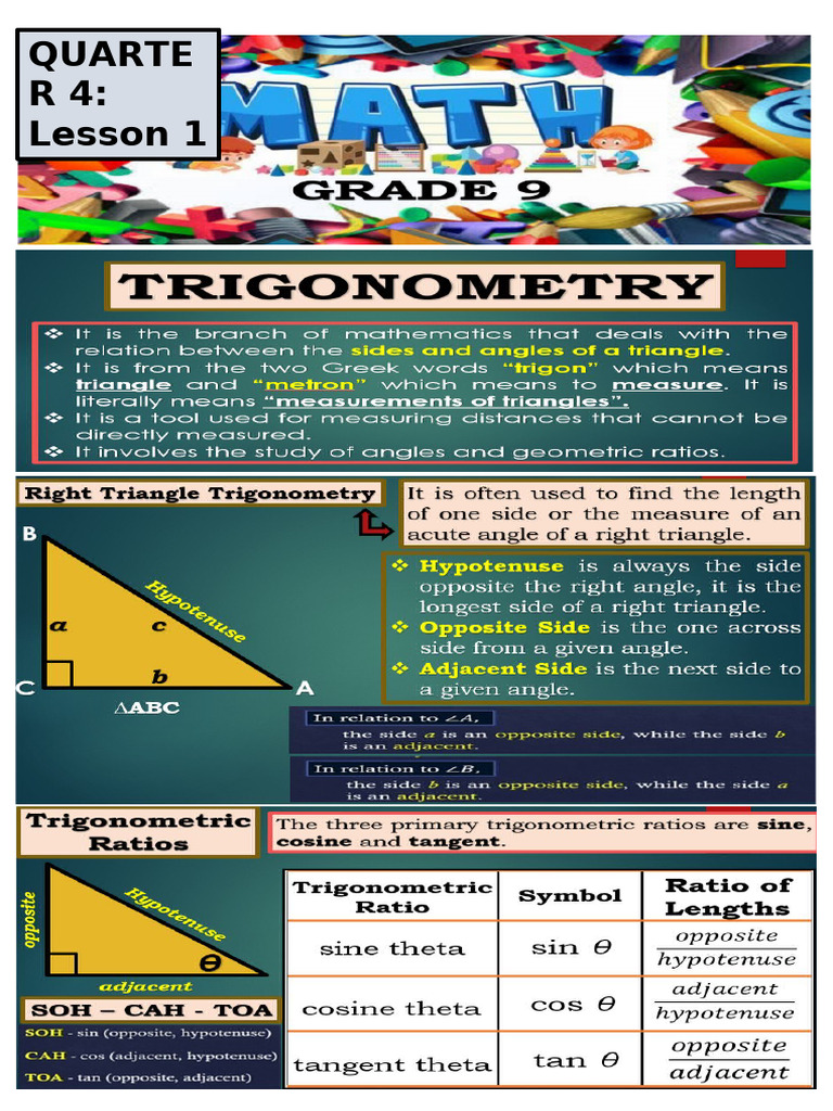 Trigonometric Functions Take Home Activity | PDF