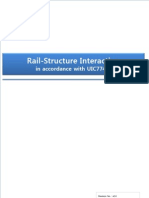 Rail-Structure Interaction Analysis