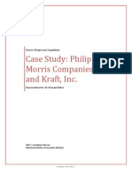 Download MA Case Study - Philip Morris Companies and Kraft Inc by Sandeep K Biswal SN87517568 doc pdf