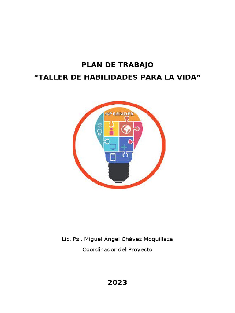 Taller de Habilidades para la Vida | PDF | Las emociones | Toma de ...