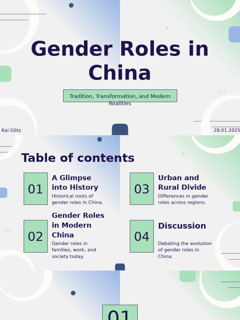 Gender Roles in China | PDF | Gender Role | Social Policy