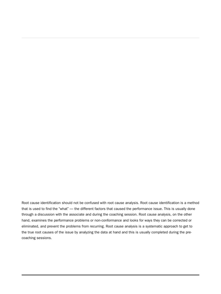 Root Cause Identification for Performance Issues | PDF | Skill ...