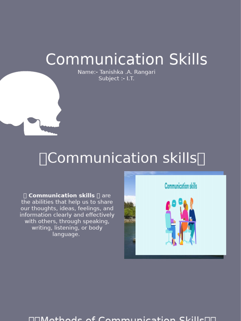 Essential Communication Skills Guide | PDF