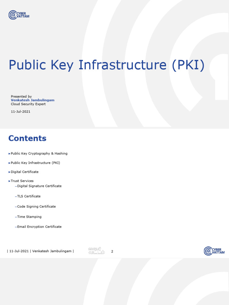 Understanding Public Key Infrastructure | PDF | Public Key Certificate ...