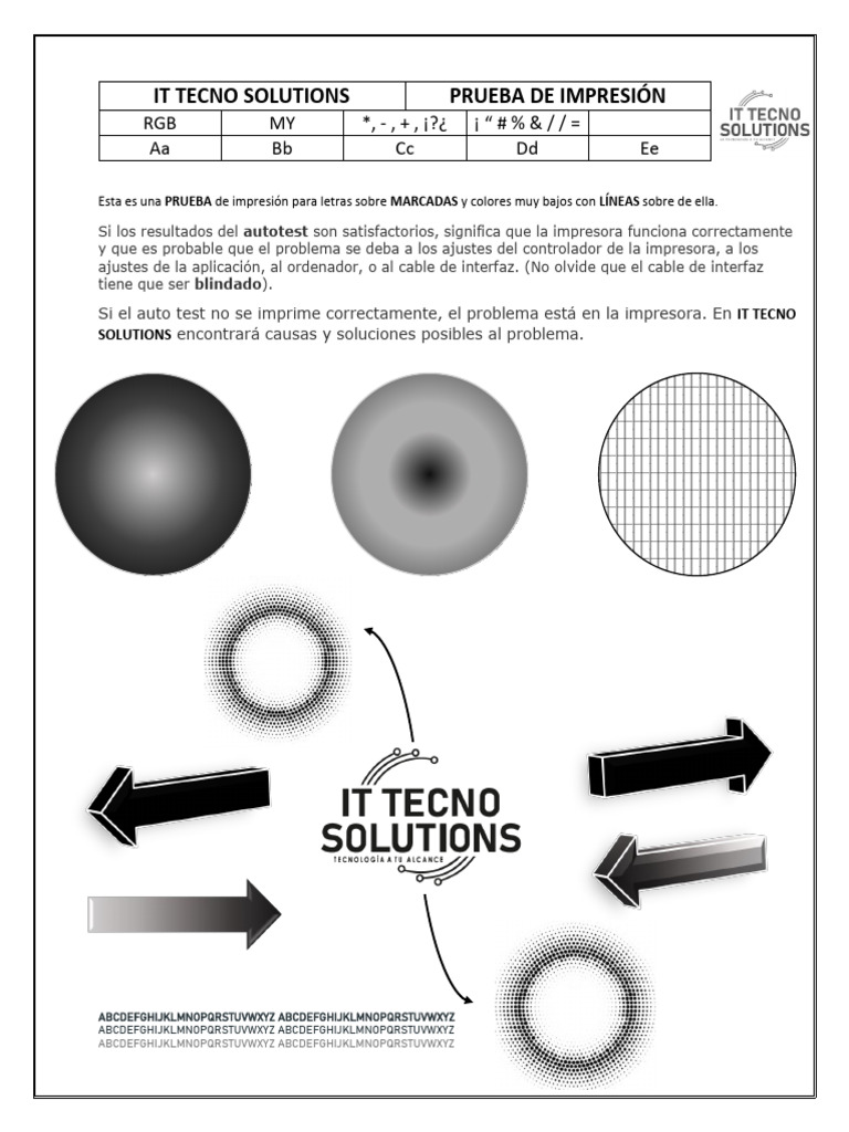 Itts Test Toner Negro (1) | PDF | Diseño de comunicacion | Publicación