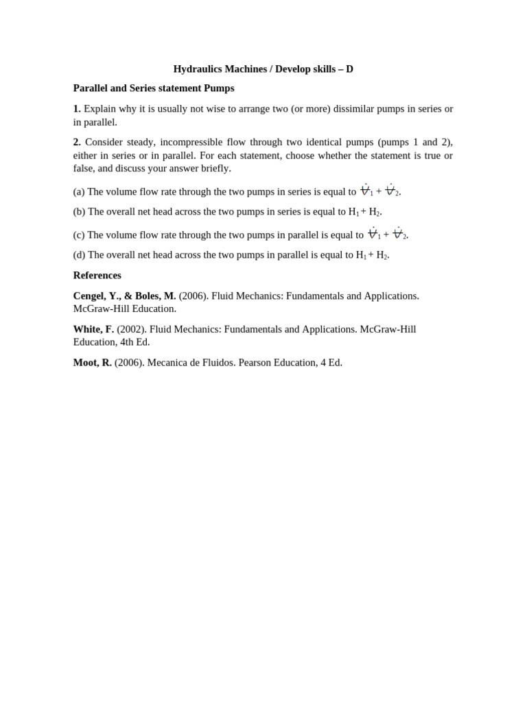 Hyd Mach Develop Skills-D | PDF