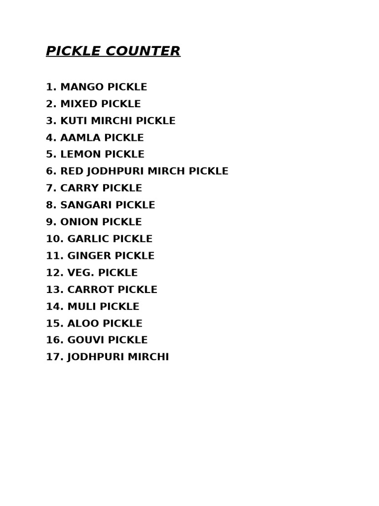Pickle Counte1 | PDF