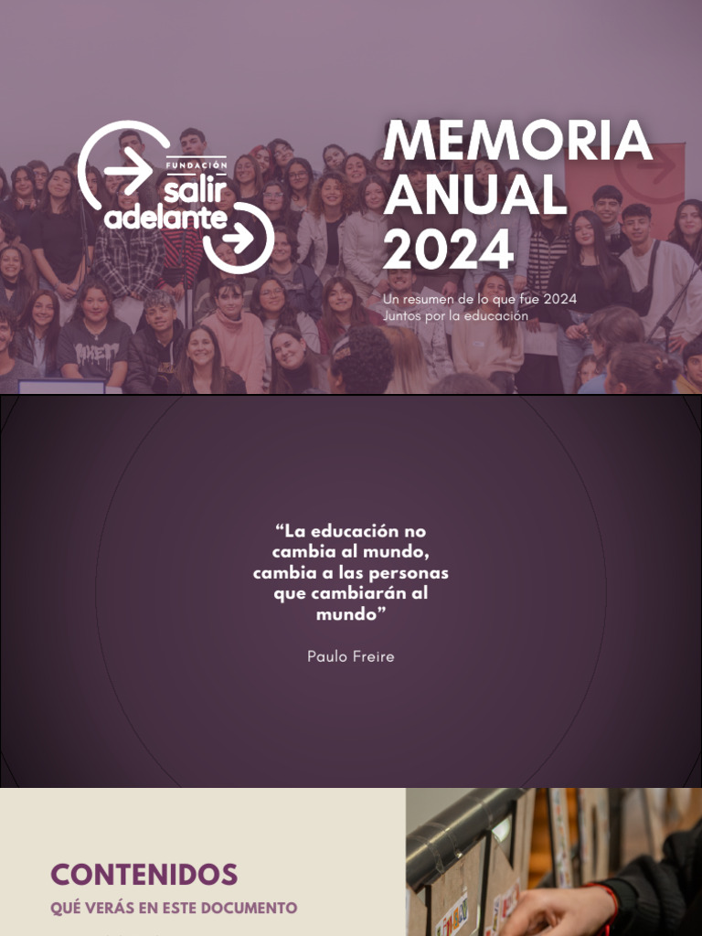 Memoria Salir Adelante 2024 2 | PDF | Uruguay