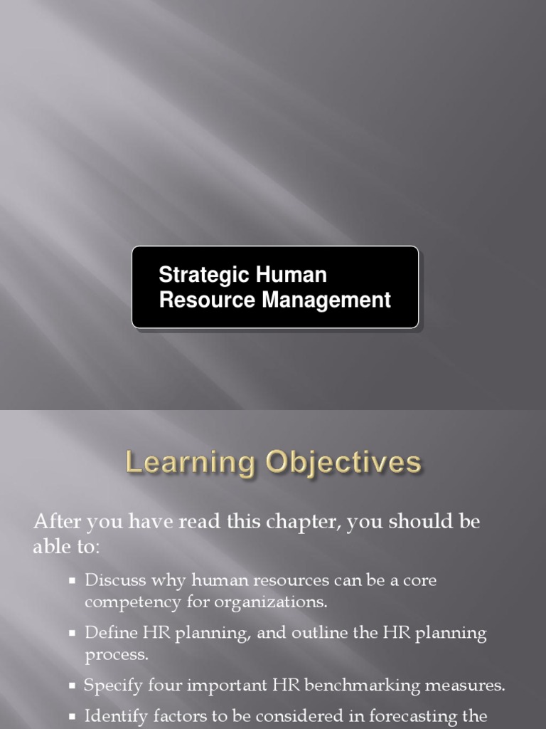 Strategic Human Resource Management Guide | PDF | Layoff | Human ...
