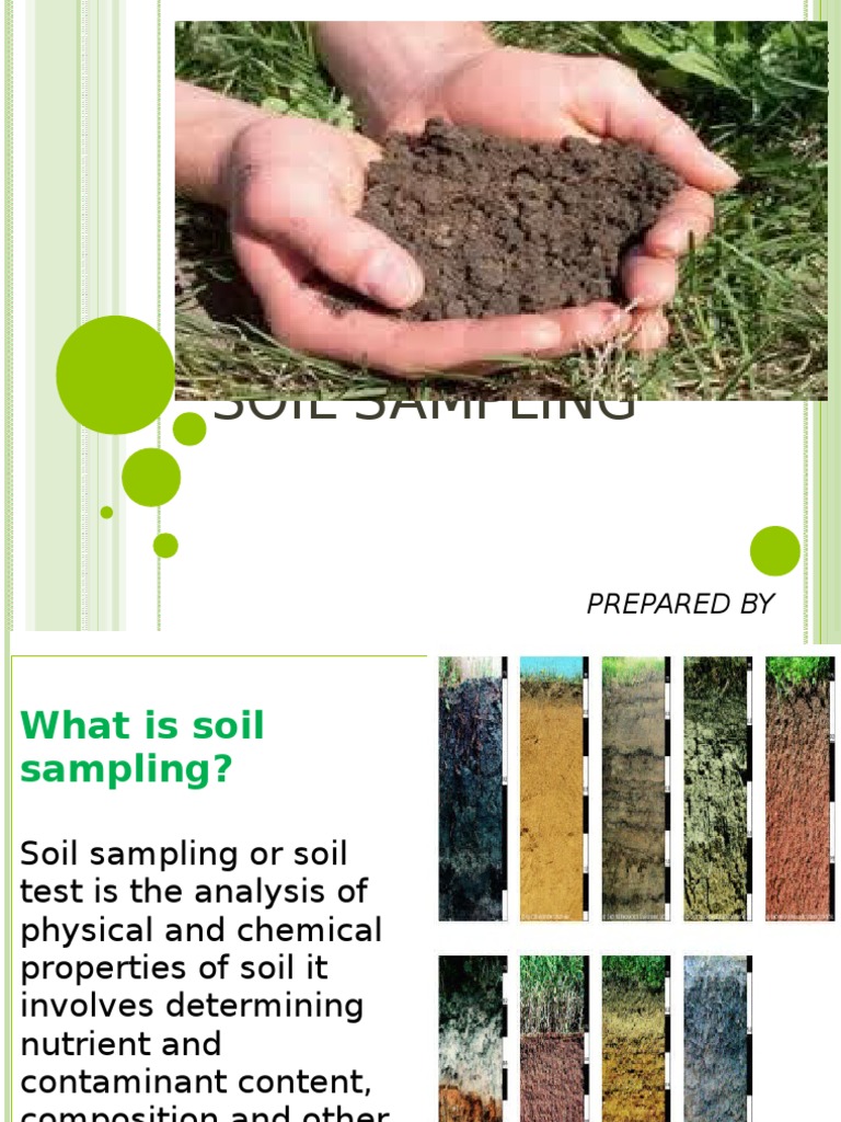 Soil Sampling Guide for Optimal Growth | PDF | Soil | Soil Fertility