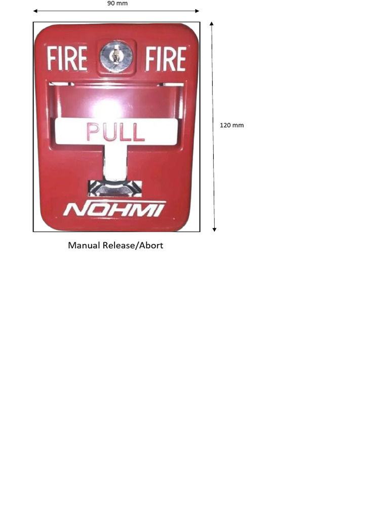 Dimensi Equipment Fire Alarm Systems R. OT | PDF