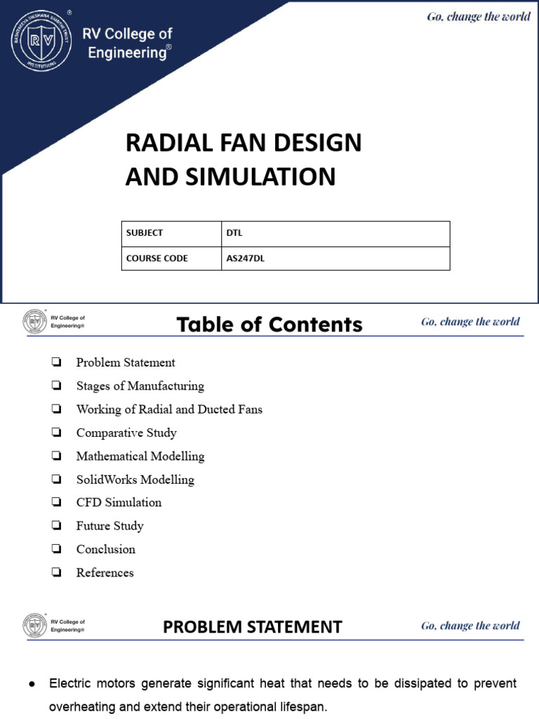 High-Efficiency Radial Fan Design | PDF | Mechanical Engineering ...