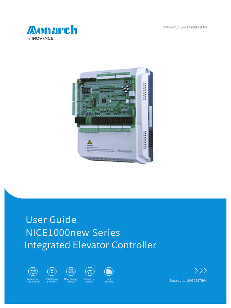 NICE1000 New Elevator Controller Guide | PDF | Elevator | Power Supply